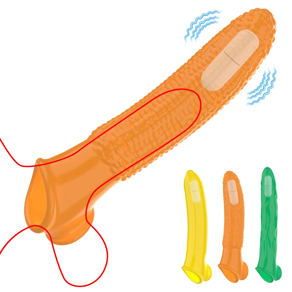 Vibrating Penis Sleeve: Male Enlargement and Delayed Pleasure