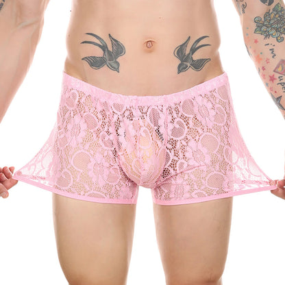 See-Through Lace Trunks: Ultra-Thin, Sexy Men&