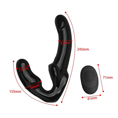 Double Heads Dildo Vibrators Strap-on Exotic Accessories Vagina Prostate Massager Oral Adult Store Sex Toys for Men Women Couple