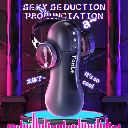 Auto-Suck Vibration Blowjob Machine - Heated Masturbation Toy for Men