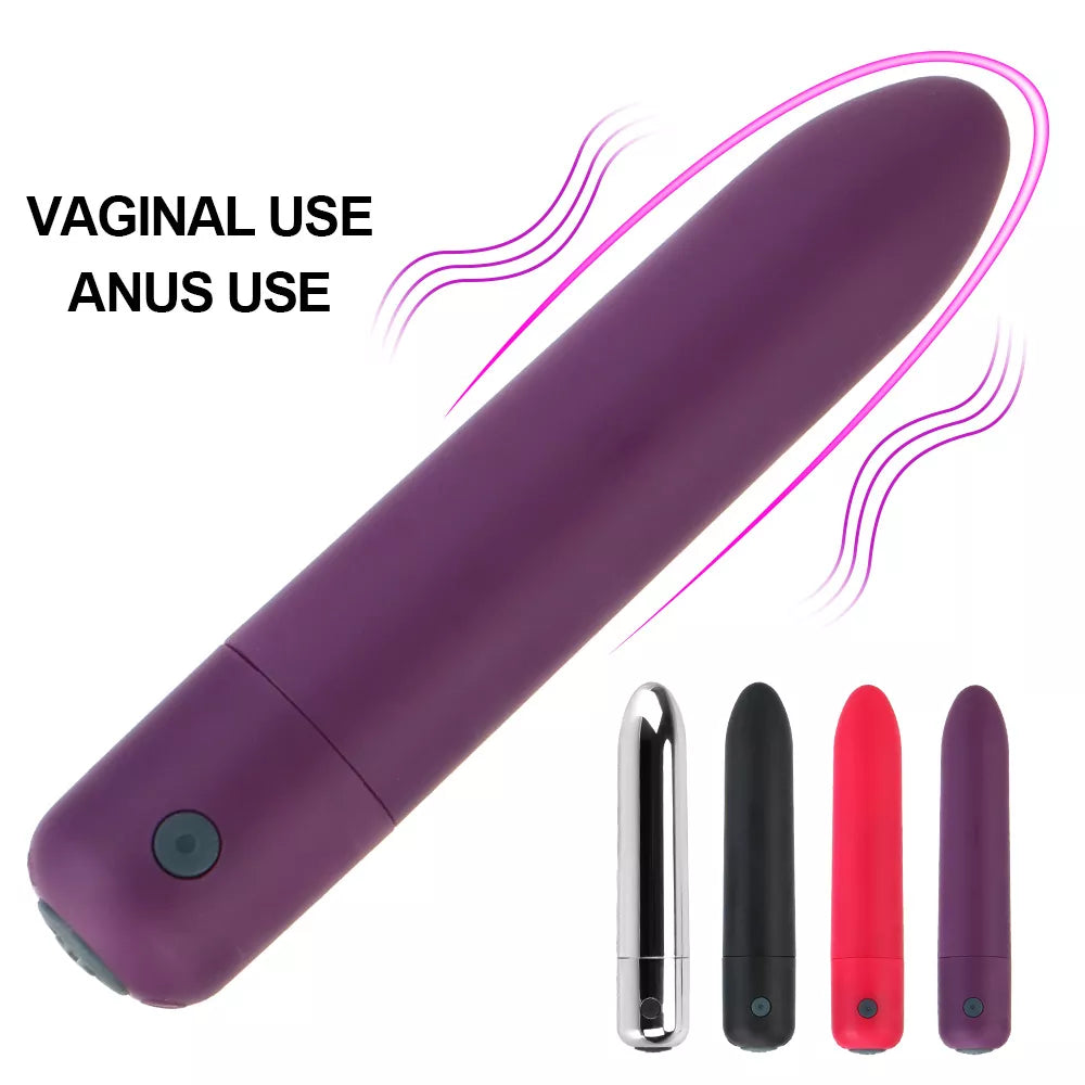 Strong Vibration 10 Speeds Clitoris Stimulator Sex Toys for Women G-spot Massager Powerful Dildo Vibrator Mini Bullet Vibrator